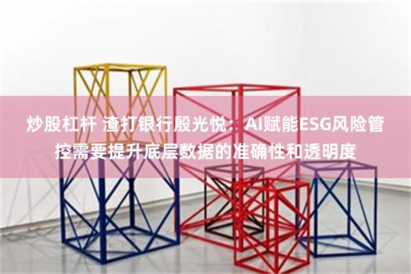 炒股杠杆 渣打银行殷光悦：AI赋能ESG风险管控需要提升底层数据的准确性和透明度