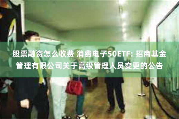 股票融资怎么收费 消费电子50ETF: 招商基金管理有限公司关于高级管理人员变更的公告