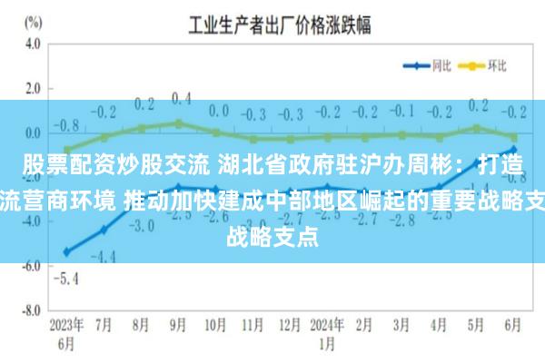 股票配资炒股交流 湖北省政府驻沪办周彬：打造一流营商环境 推动加快建成中部地区崛起的重要战略支点