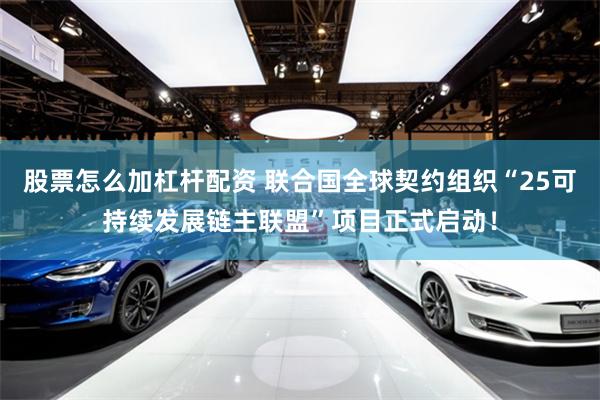 股票怎么加杠杆配资 联合国全球契约组织“25可持续发展链主联盟”项目正式启动！