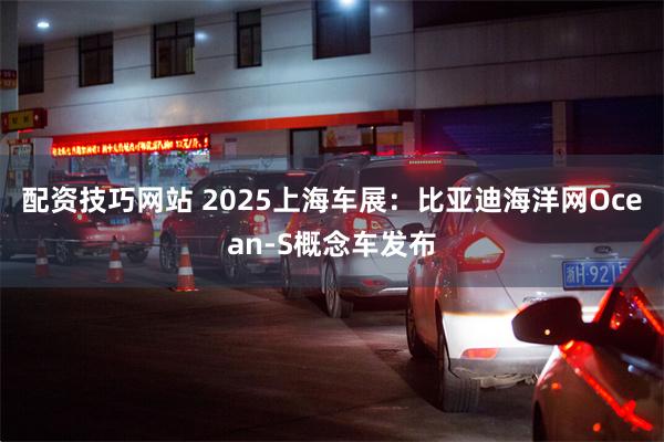 配资技巧网站 2025上海车展：比亚迪海洋网Ocean-S概念车发布